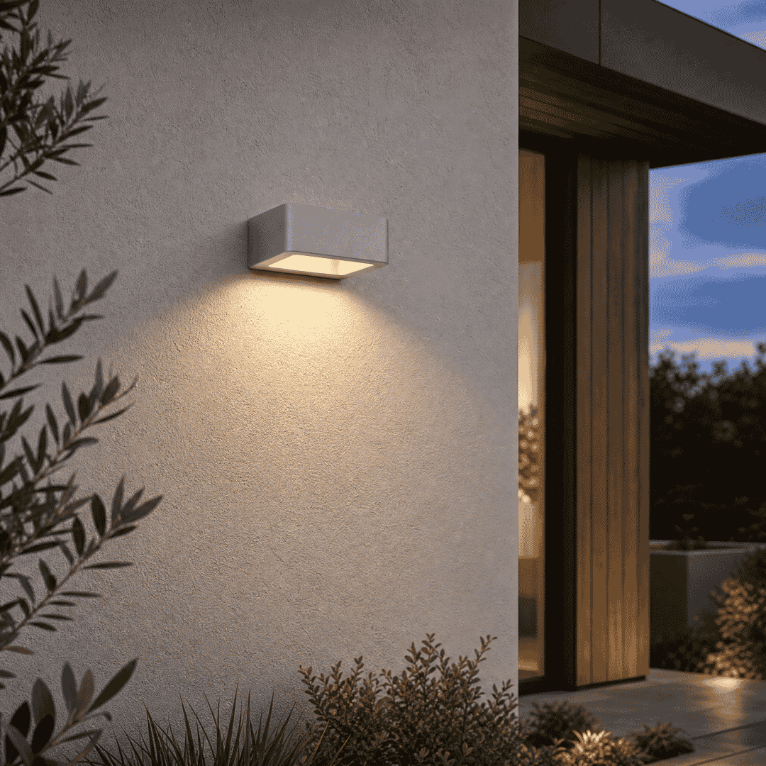 Paver 5w LED Wall Light Silver - lighting