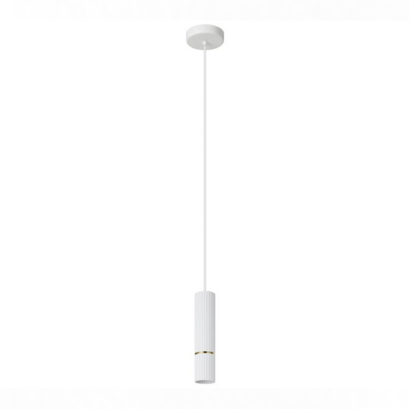 Caminia 1LT Pendant - White/Brass 206686