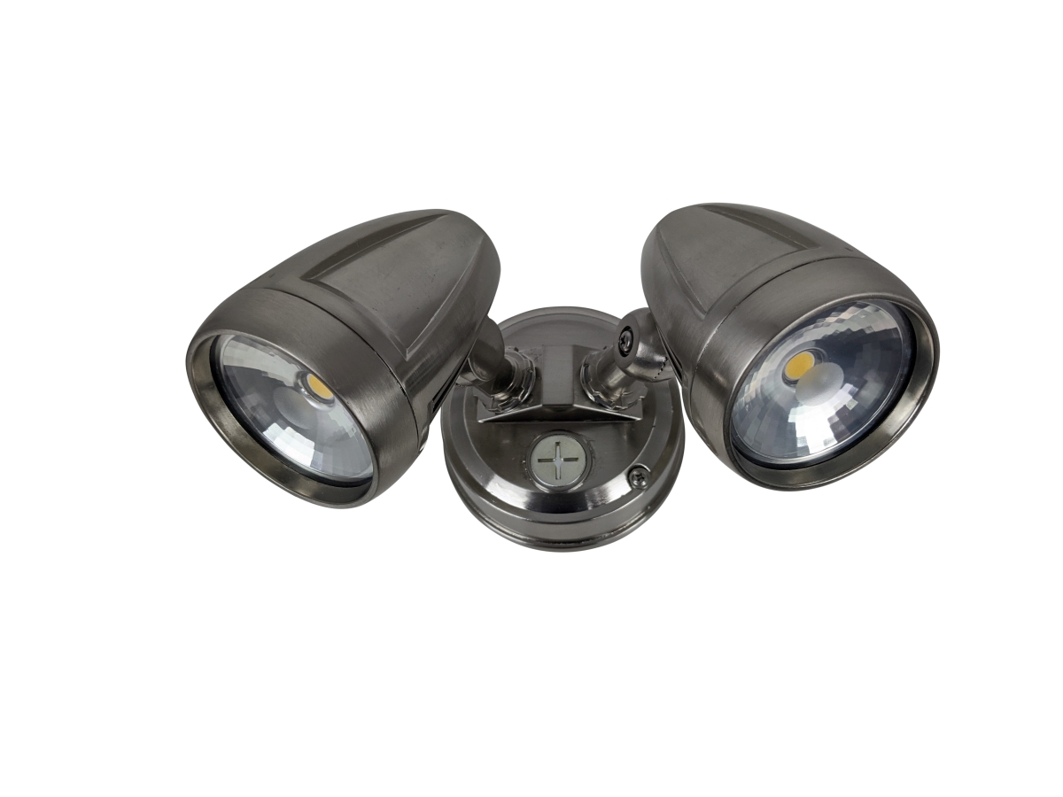 PHL4205 Double 30w LED Floodlights -Brushed Chrome