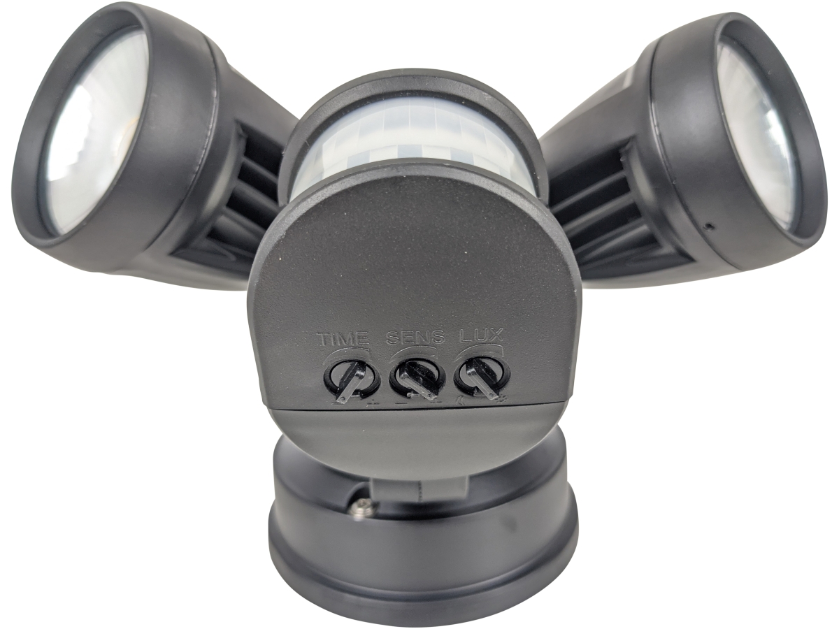 PHL4202 Twin 15watt LED Floodlights with Sensor - Sensor controls