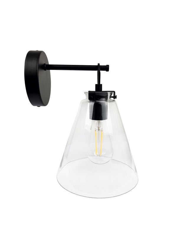 Ailia Imports - Quest 1lt Wall Light - Matt Black 