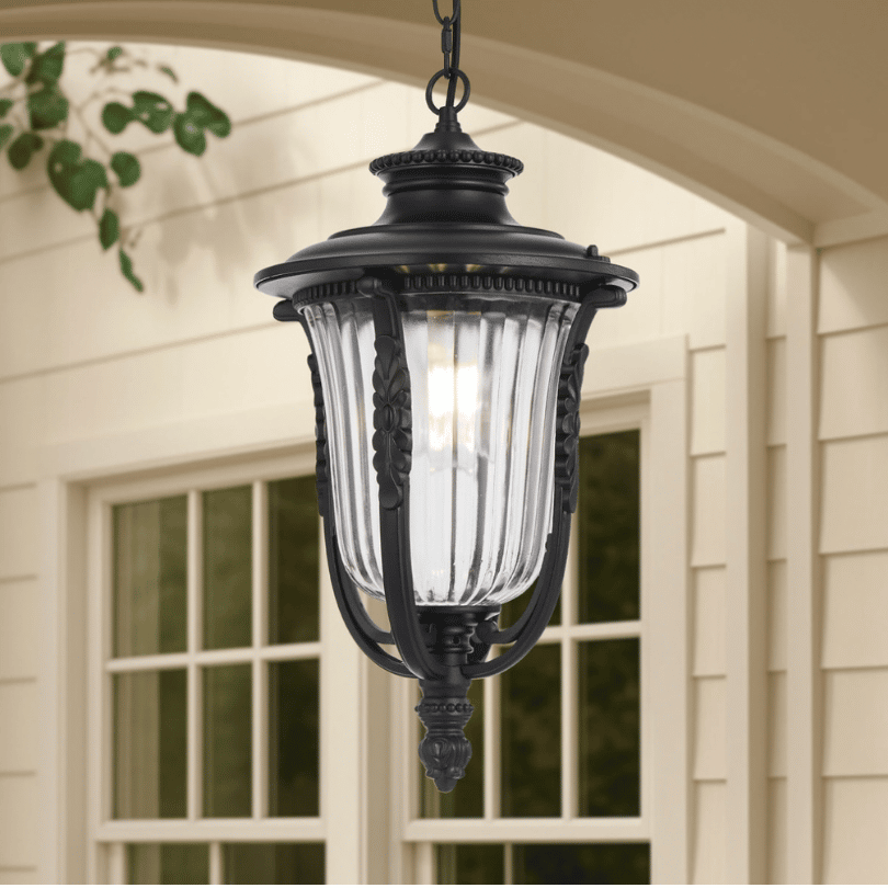Ramiro 25 Black Pendant Light Large - close up 