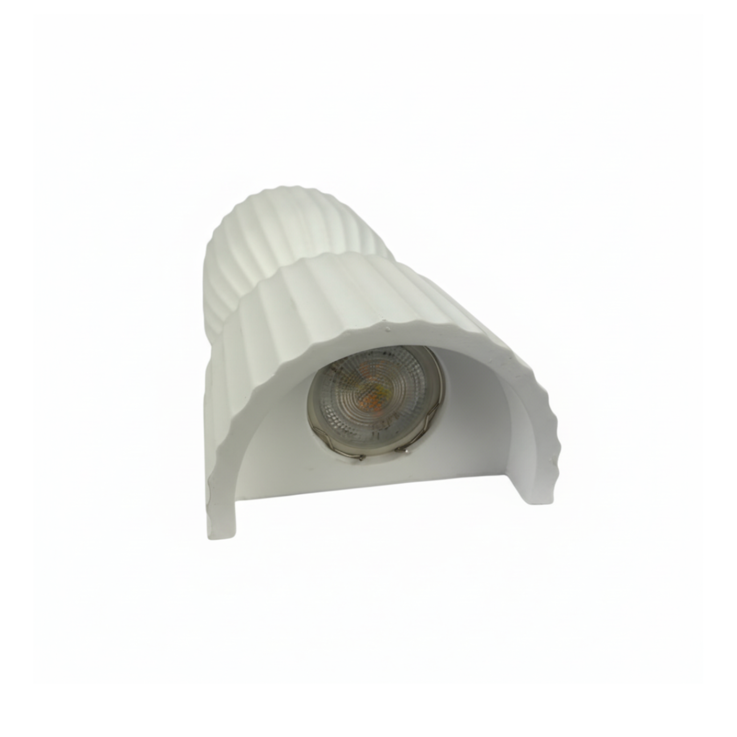 Rhodes - Up/ Down Gypsum Wall light 2 x GU 10 (bottom view)

