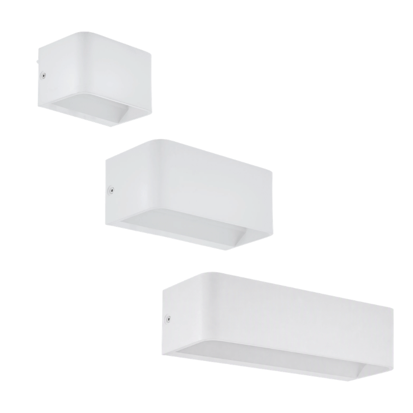 Sania 4 White Wall Light - 3 Sizes 