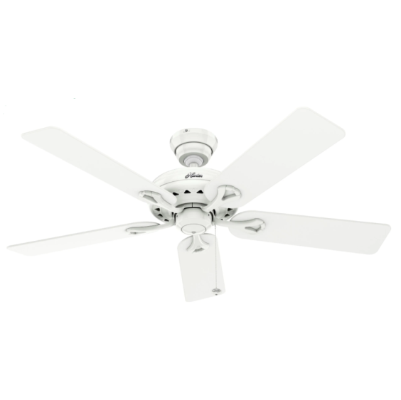 Hunter Fans Savoy 52" Ceiling Fan White with White Blades