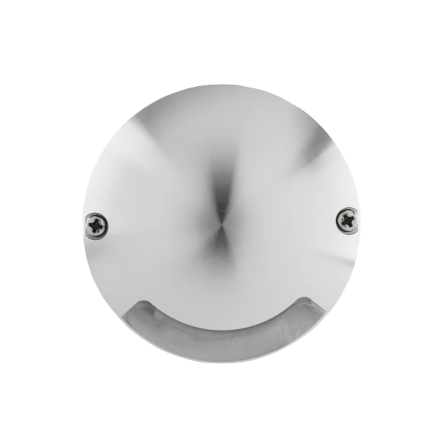 Havit Lighting Dome Recessed One Way Deck Light Silver Warm White Top View