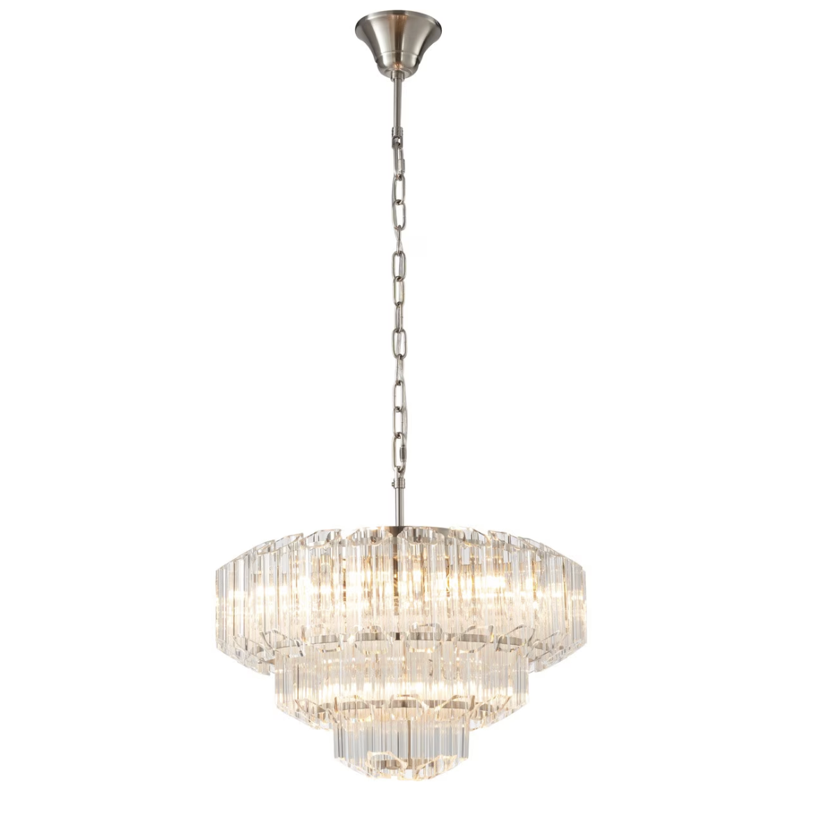Calista 50cm 7LT Chandelier Bru/Nickel 1001637