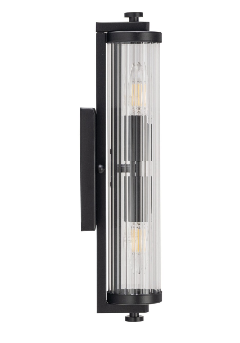 Rockford 2 Light Wall Light Black 1001589