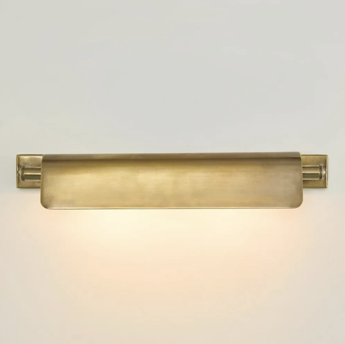 Bradman Ant Brass 2LT Wall / Picture Light - front