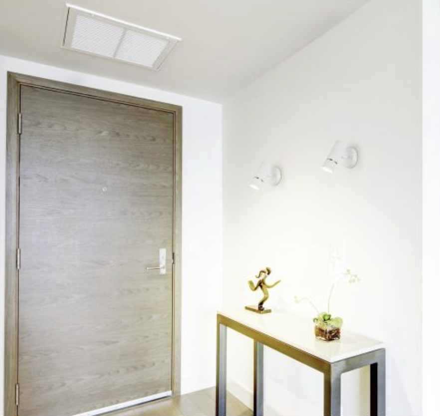 Caminia 1lt Wall Light - White/Brass 206688 - lifestyle