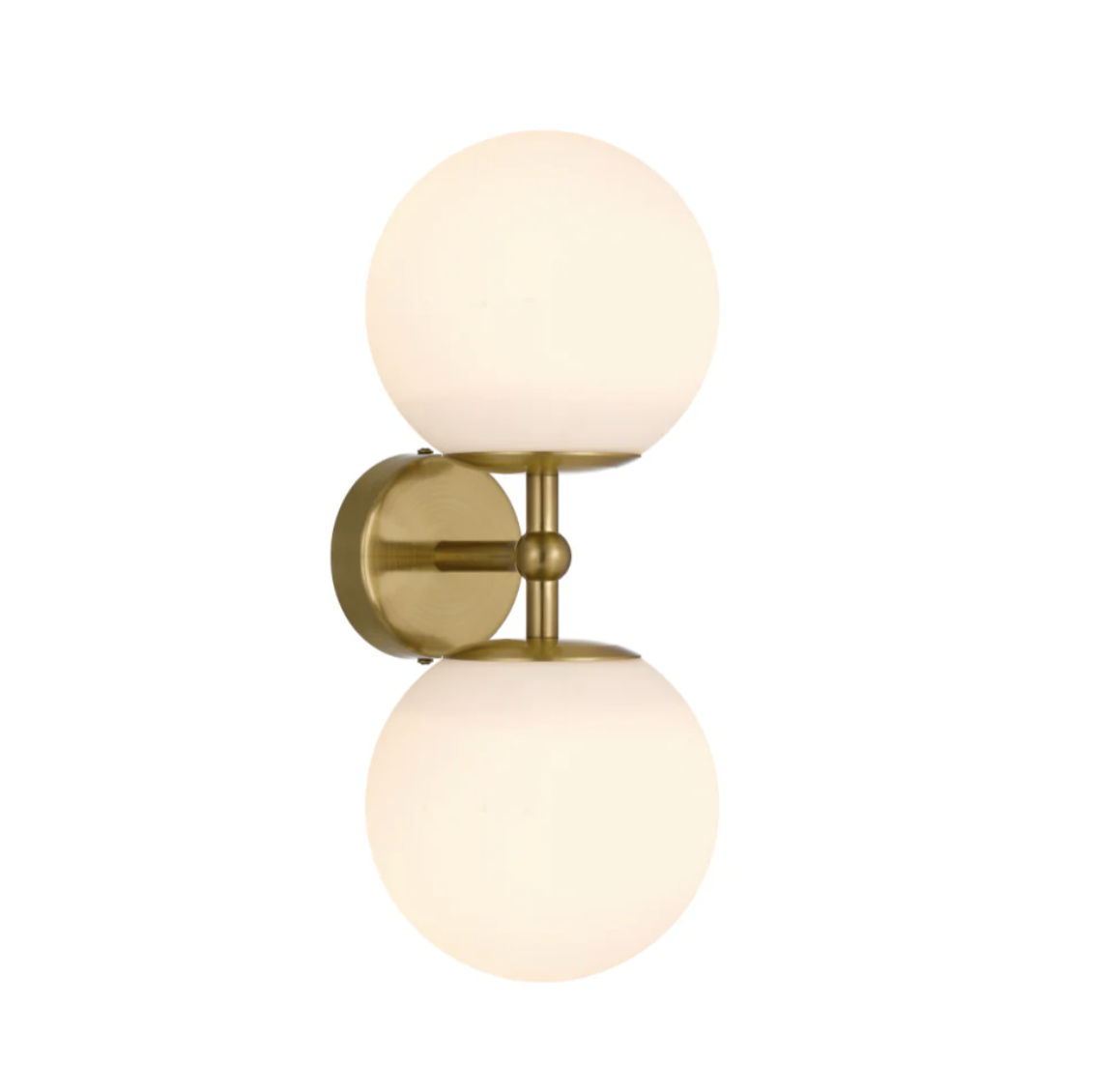 Eterna Antique Gold/Opal 2LT Interior Wall Light ETERNA WB2-AGOP