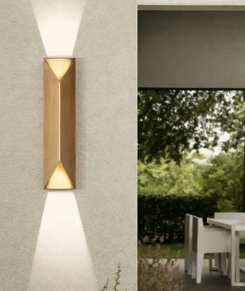 Chaska Gold Interior Wall Light CHASKA WB-GD - lifestyle