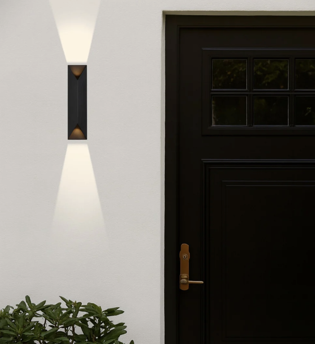 Chaska Black Interior Wall Light CHASKA WB-BK - lifestyle