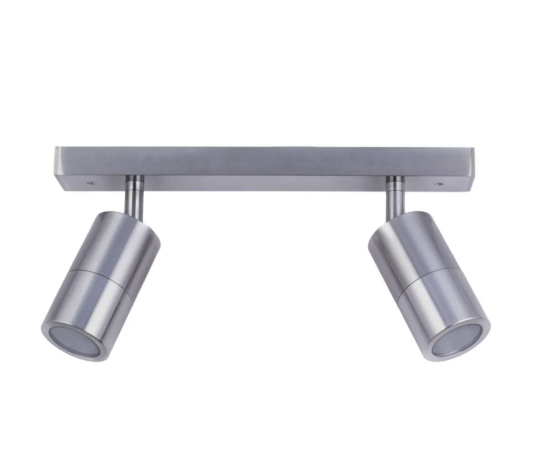 PG2BAR- GU10 Titanium Twin Exterior Bar Light IP44