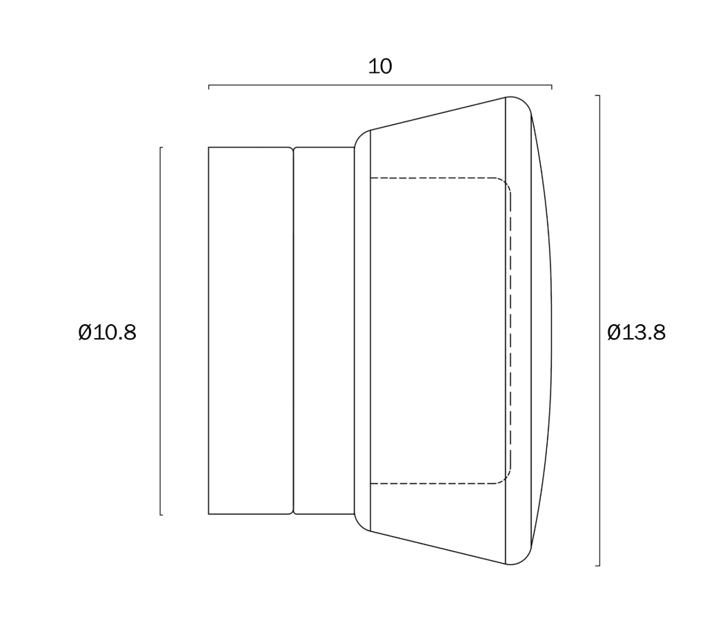 Lomira Interior Wall Light LOMIRA WB dimensions