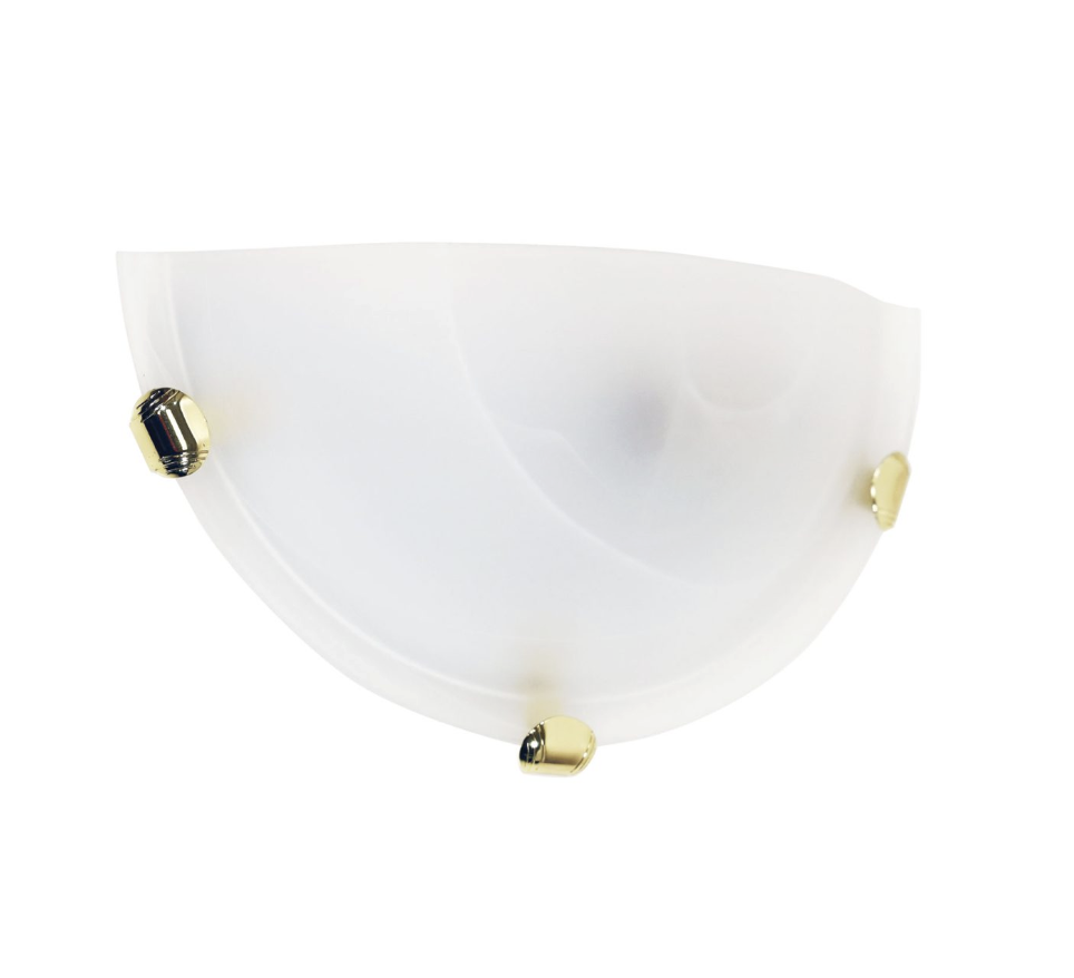Remo wall sconce alabaster gold