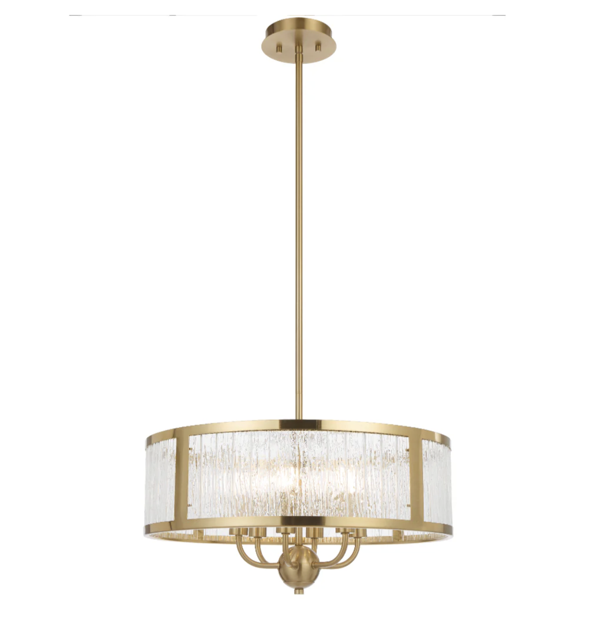 Norel 6LT Pendant  Antique Gold - 500mm