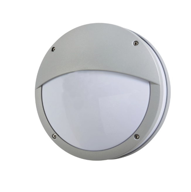Trevi 2 Light Round Bunker Silver