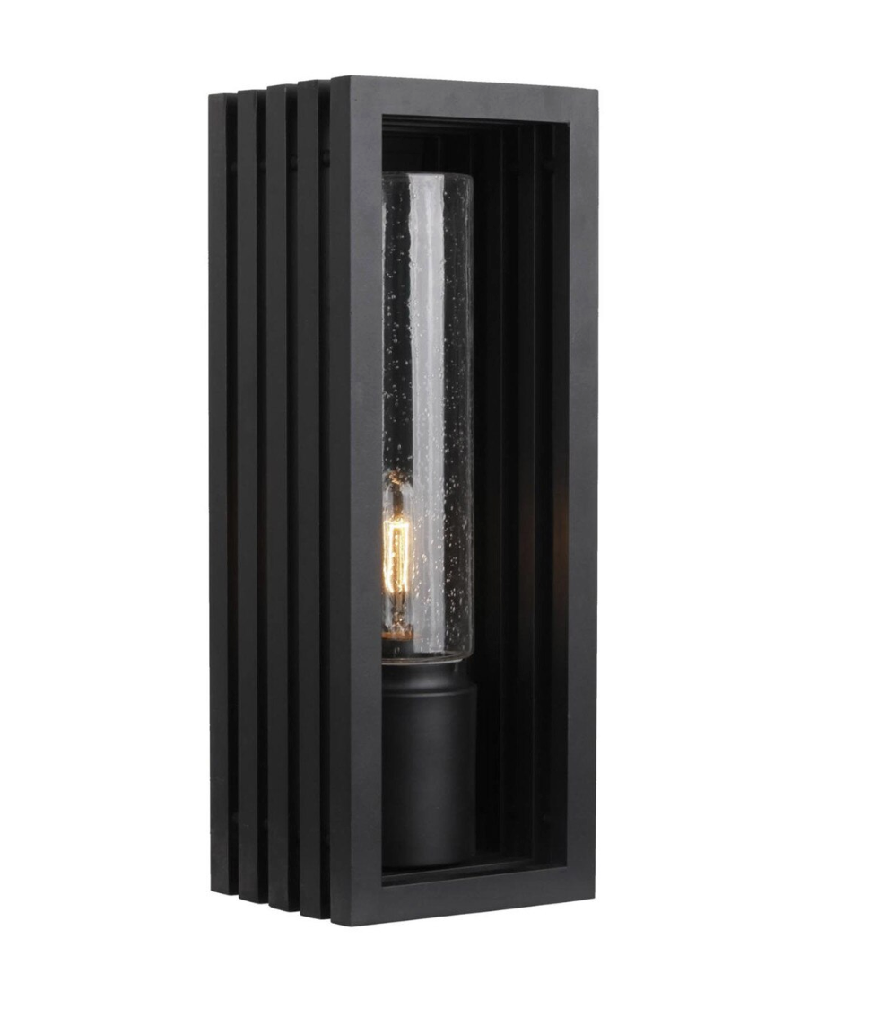 Portico Matte Black Small Wall Light 1000857