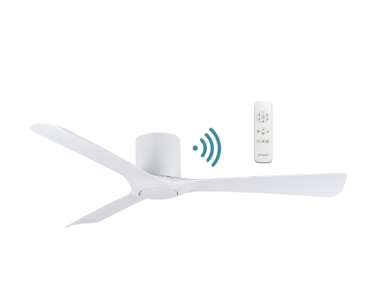 Fresno DC 52" White Smart Ceiling Fan 