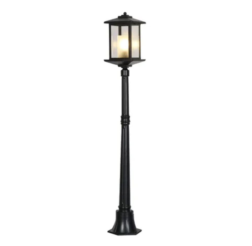 Barnet Black Exterior Post Light - 2 Sizes 
