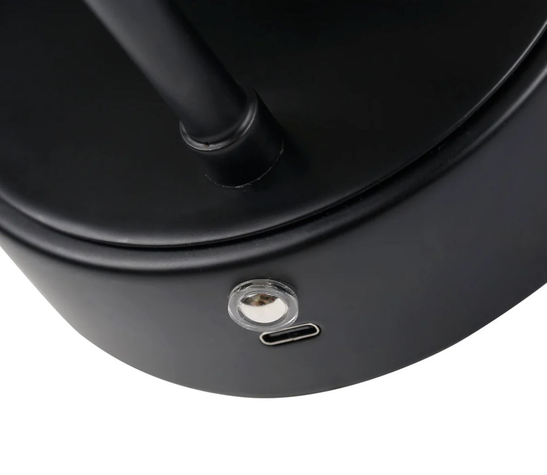 Clarissa Rechargeable Wall Light - Black- close up