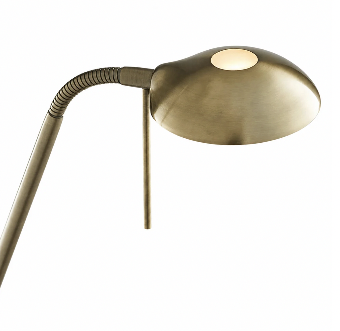 Reed Ant Brass LED Mother & Child UpLighter LL-LED-01AB - closeup