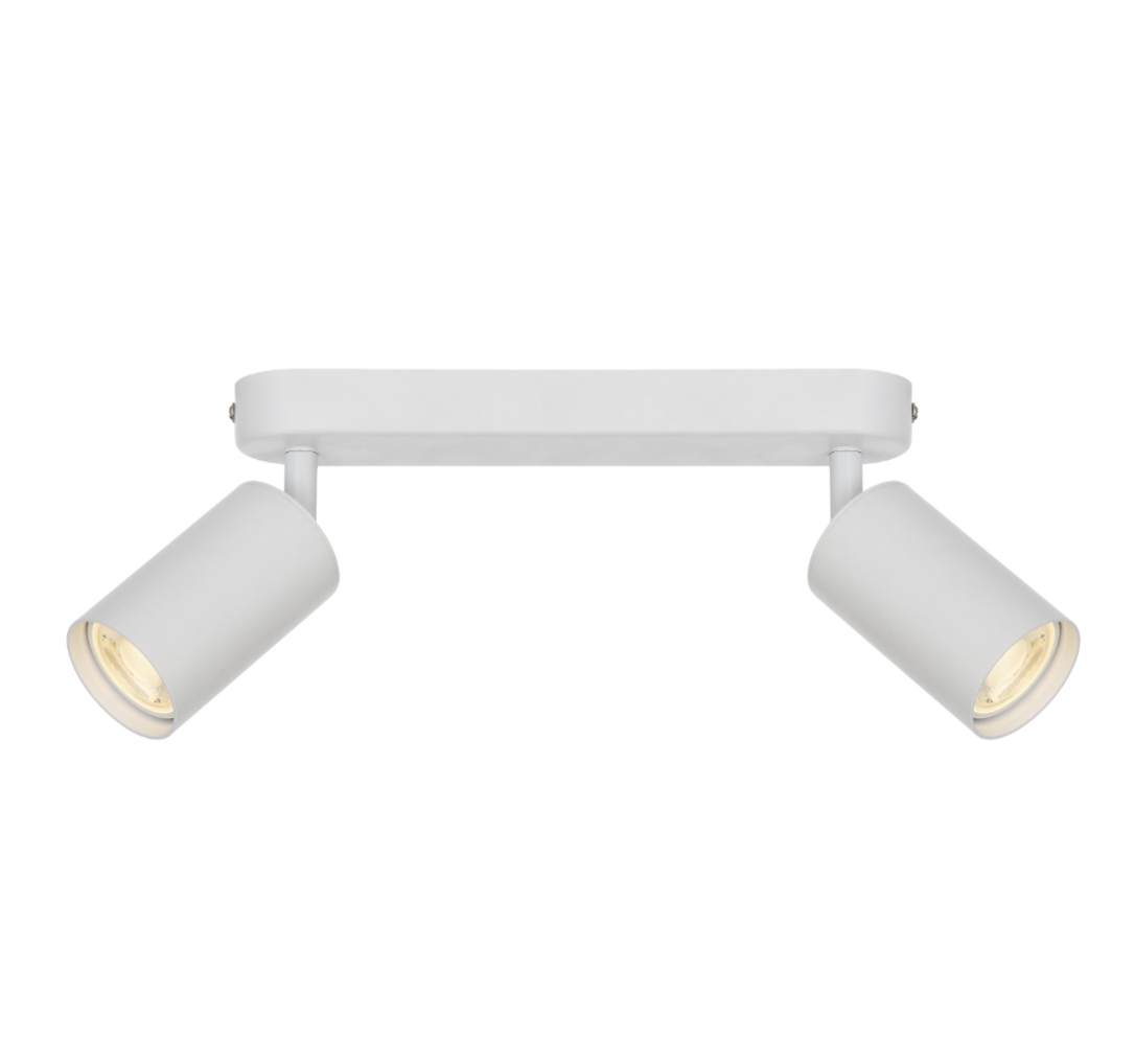 Picard White Wall Spotlights - 5 Sizes  - double