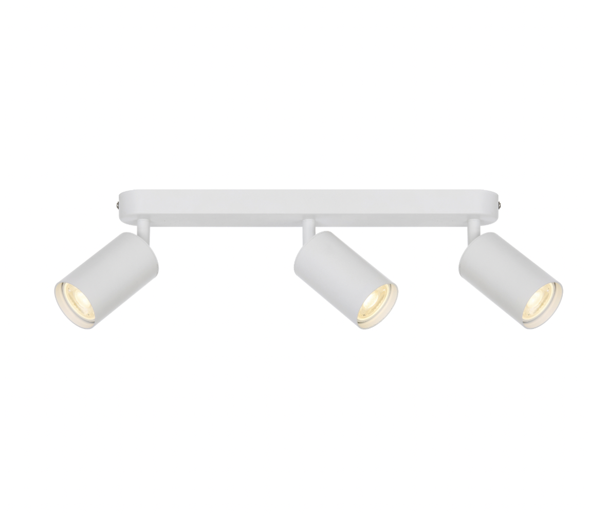 Picard White Wall Spotlights - 5 Sizes  - three light