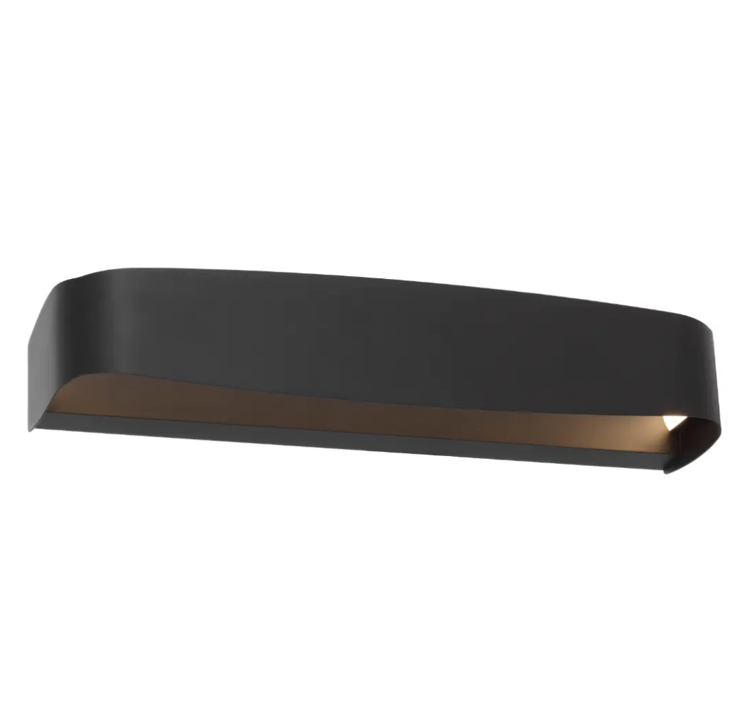 Keylor Large Black Led Wall Light