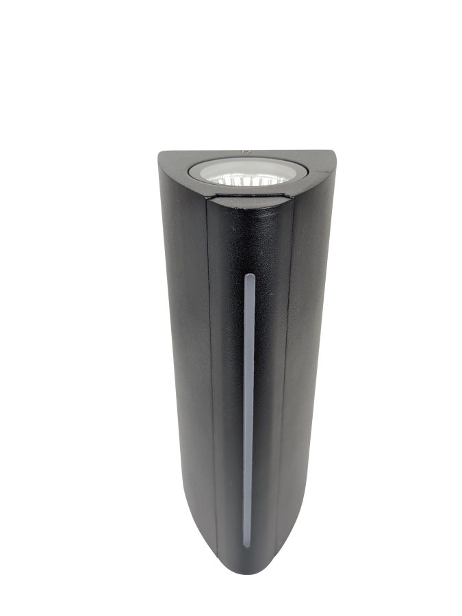 Fiorentino Lighting Shine-2BK Black Exterior Wall Light