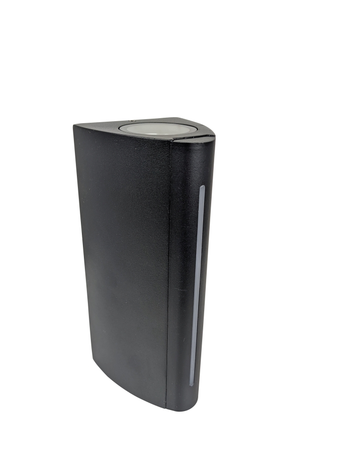 Fiorentino Lighting Shine-2BK Black Exterior Wall Light