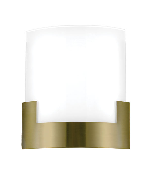 Solita 20 12watt Antique Brass Wall Light - Telbix