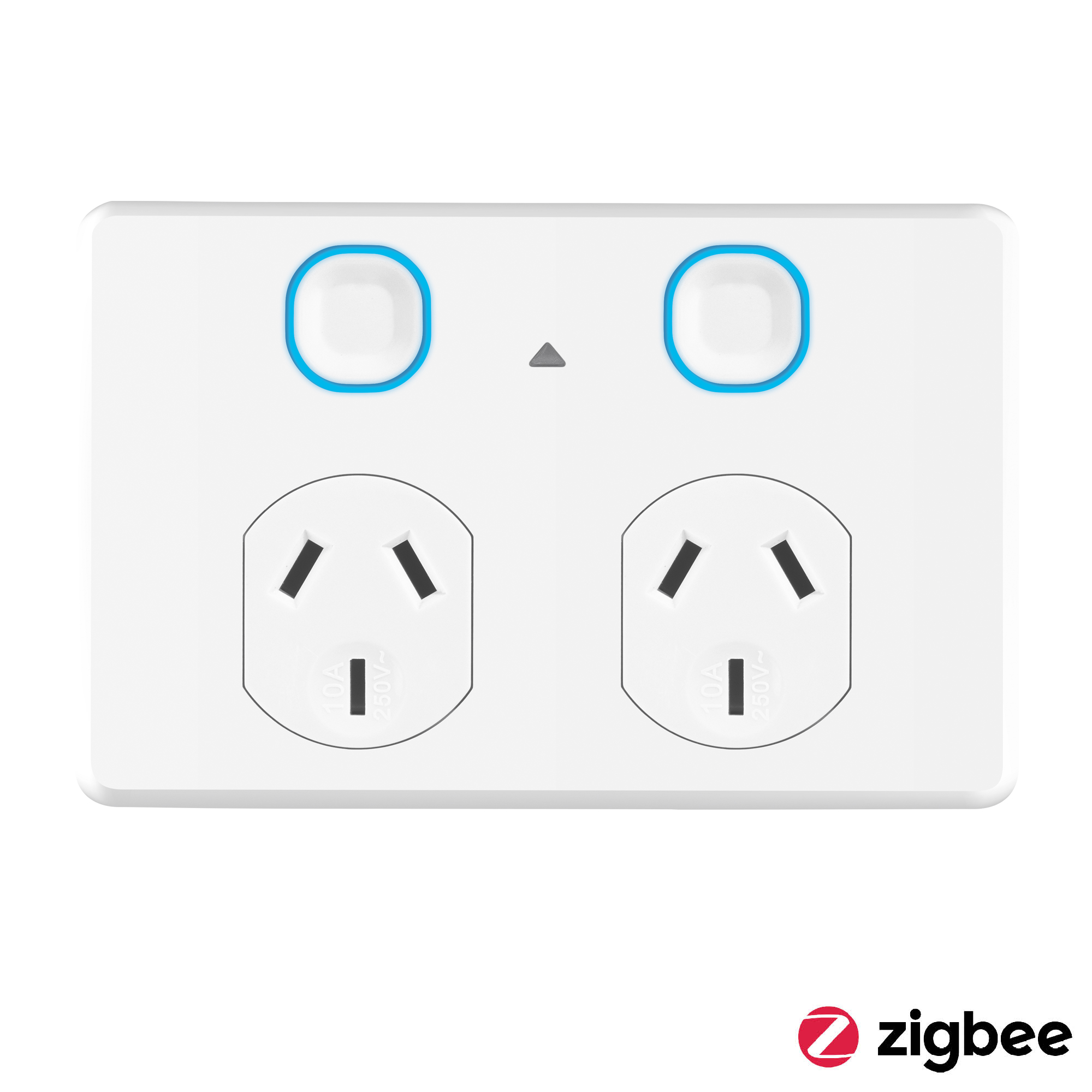 Mercator Lighting IKUU Zigbee Double GPO White SPP02G