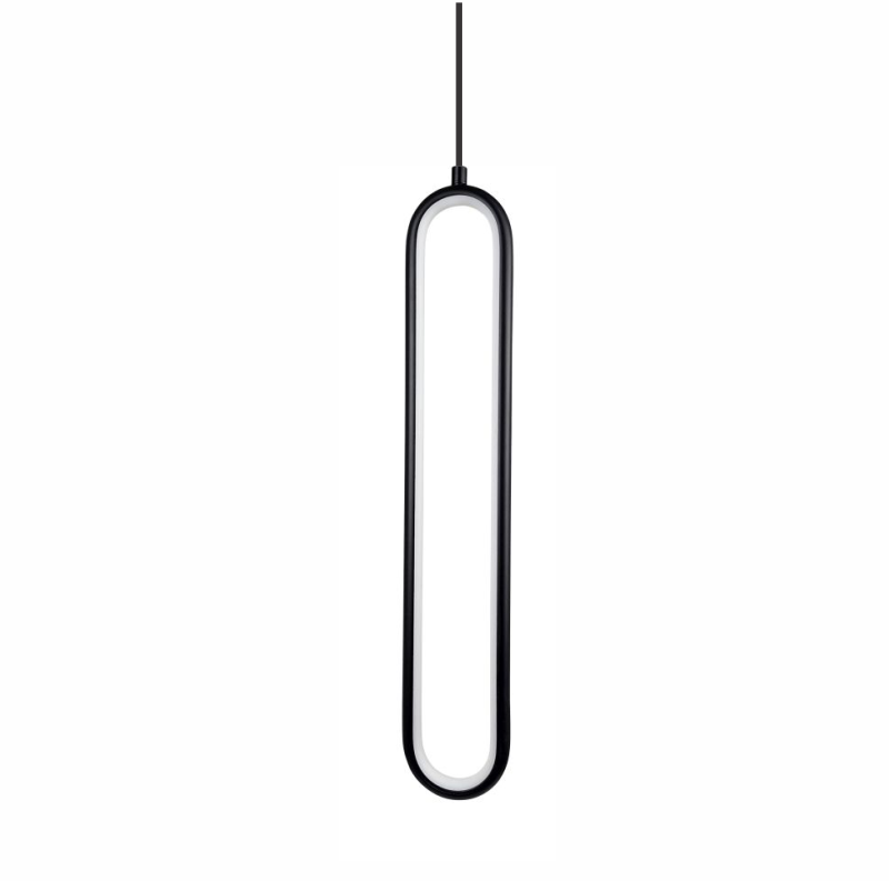 Ailia Imports Stile 18w LED Pendant Light - Matt Black