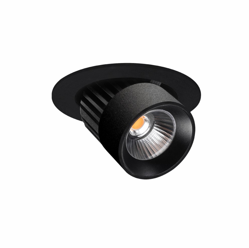 Switch 14w Black 3000K Downlight