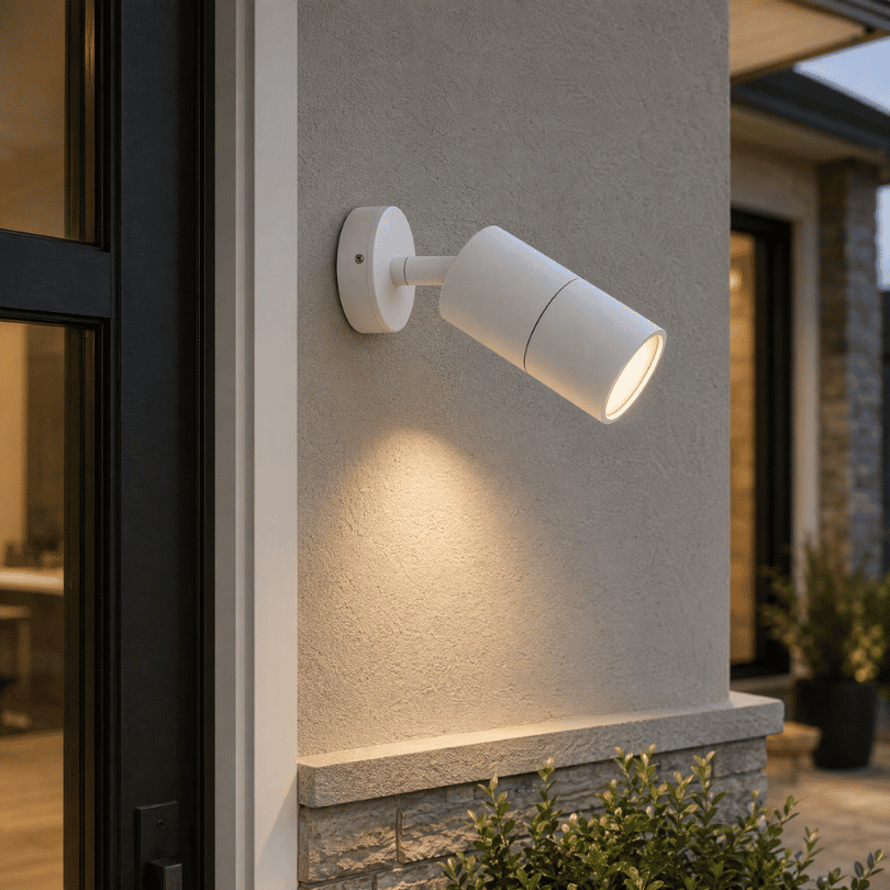 HV1237-GU10T-Wht Tivah Adjustable Spot Ext Light - lifestyle