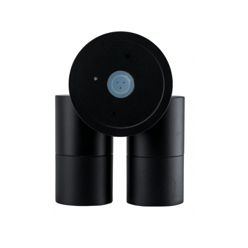 HV1327-GU10T-Blk Tivah 2 Light Adj Spot Ext Light - back
