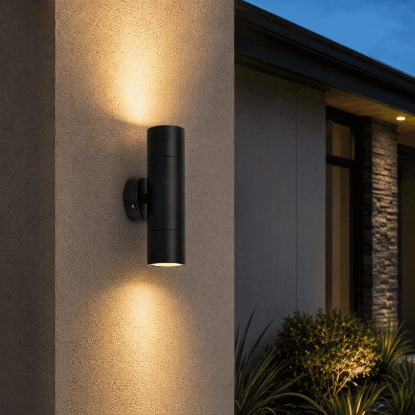HV1027-GU10T-Blk Tivah Up / Down Ext Light - lifestyle