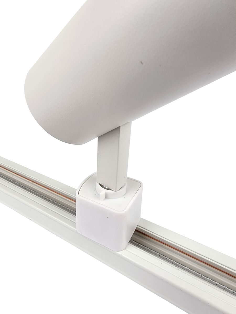 Ailia Imports Trent 1 Light White Track Spotlight - adapter