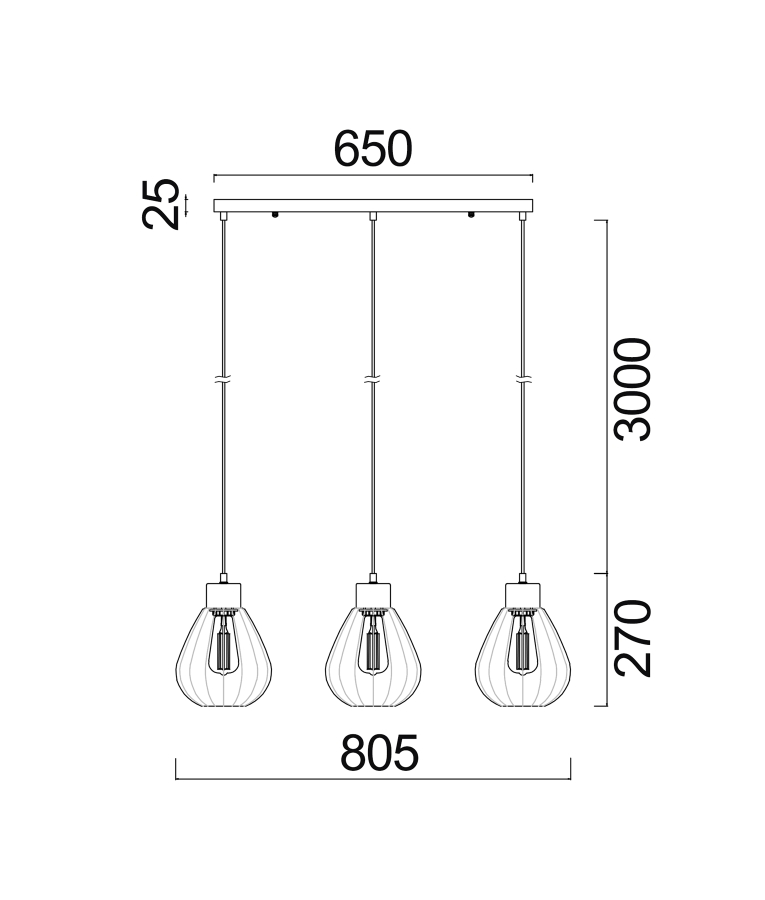 CLA Tulip2 3lt Bar dimensions