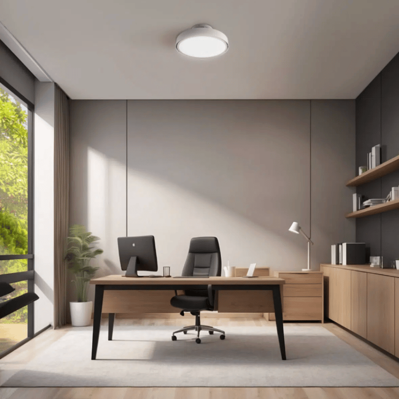 Fantom DC 480mm White Bladeless WIFI Ceiling Fan MFDC480W - lifestyle