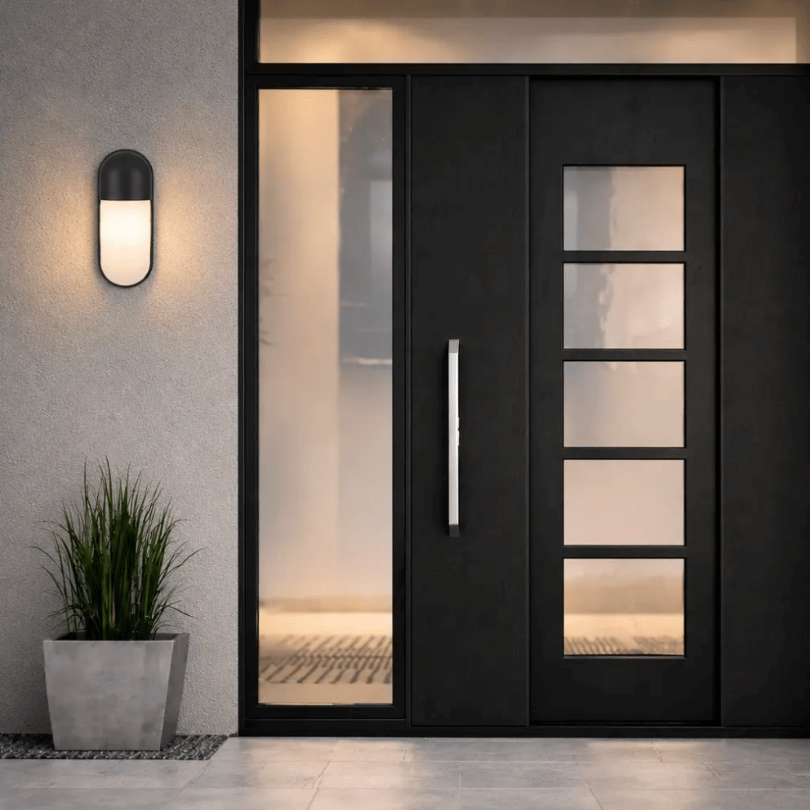Hull Wall Light - 2 Colours - black lifestyle