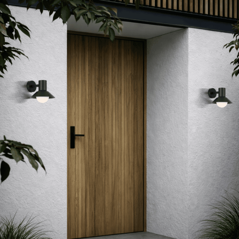 Delore Wall Light - black lifestyle