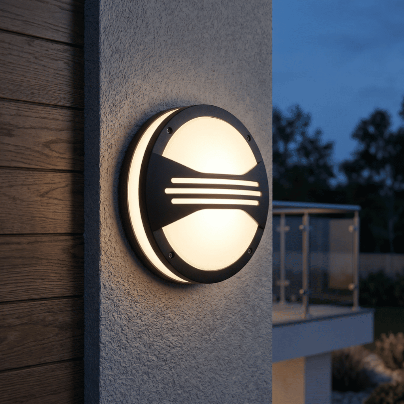 Spring 2 Light Round Bunker Black - lifestyle