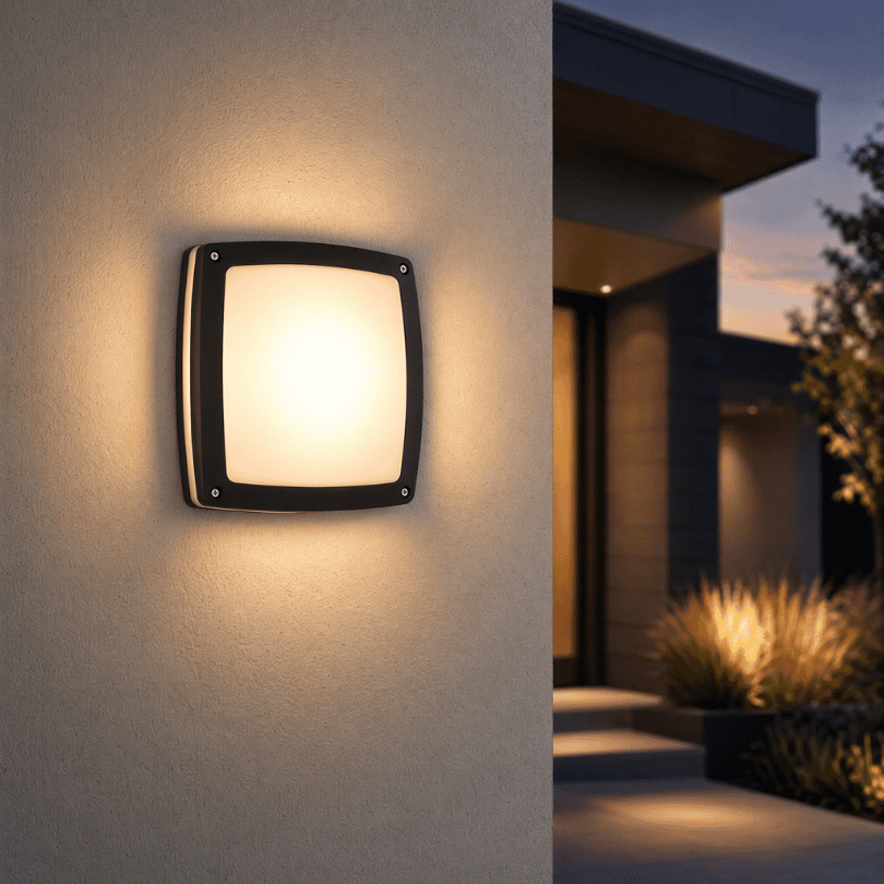 Seville Bunker/ Ceiling Light - 2 Colours  - black lifesytle