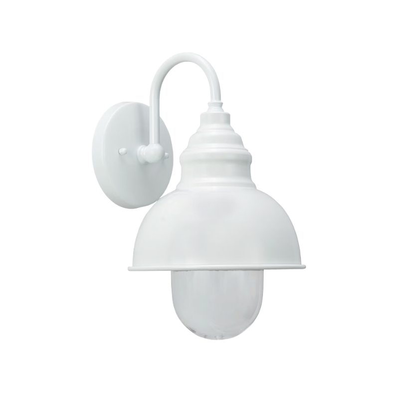 Parkway Small Exterior Wall Light - white