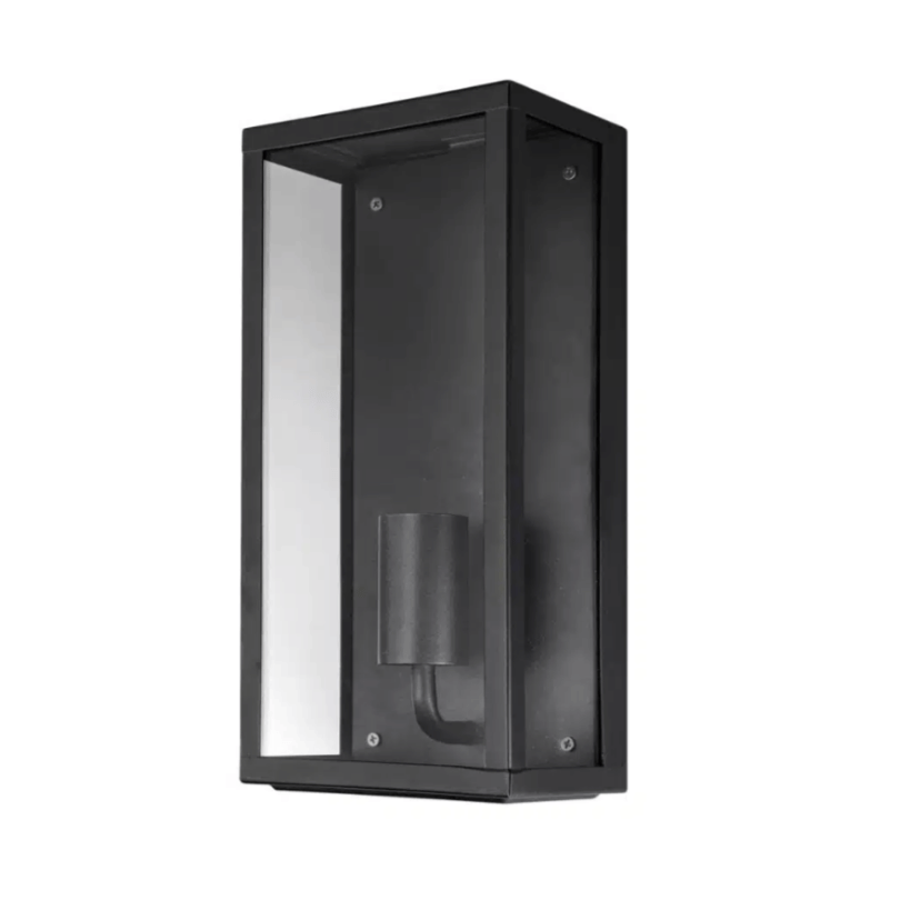 Vancouver Black Large Exterior Wall Light MLXVE27FLM
