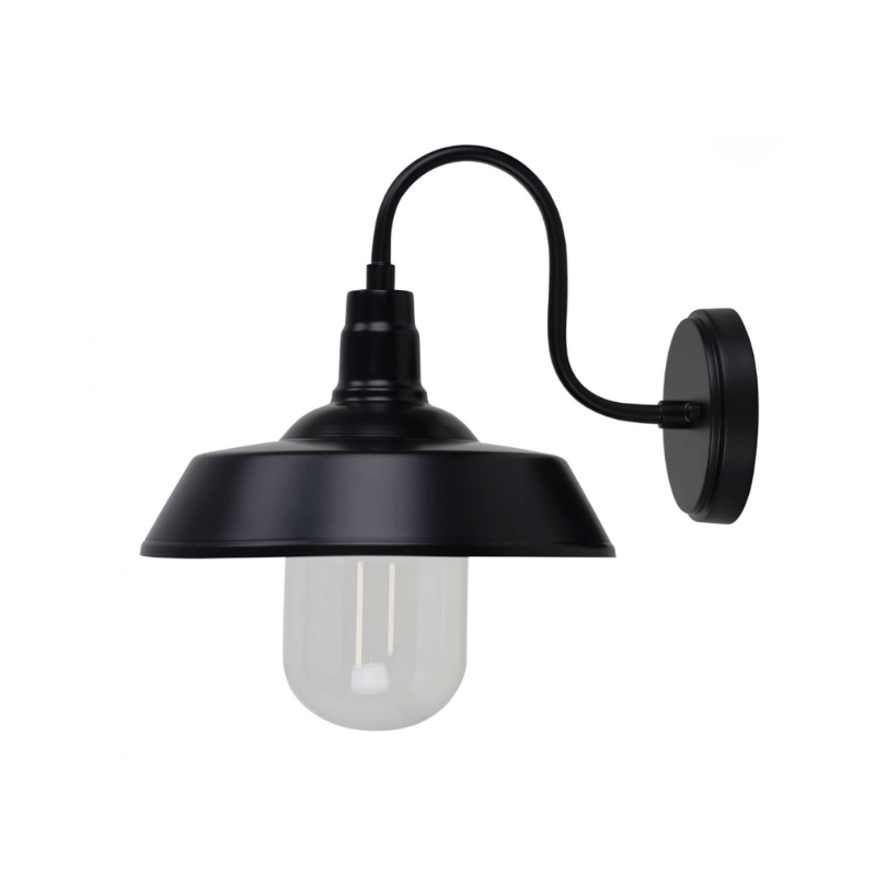Hudson Wall light Black OL7890BK- off
