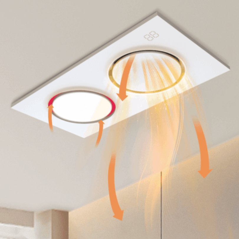 Infinity White Bathroom Heater 56010 - lifestyle